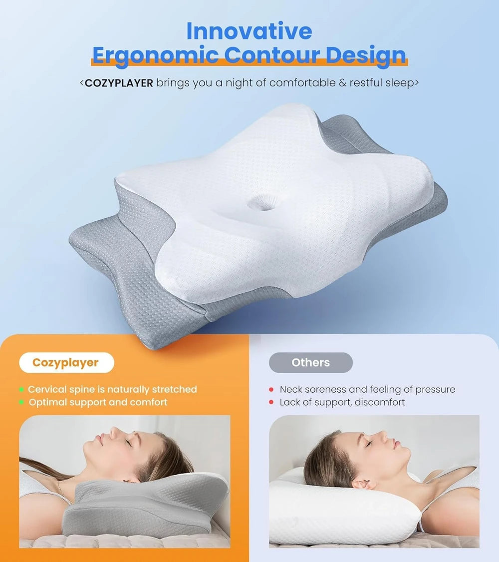 Cozyplayer Cooling Memory Foam Pillow