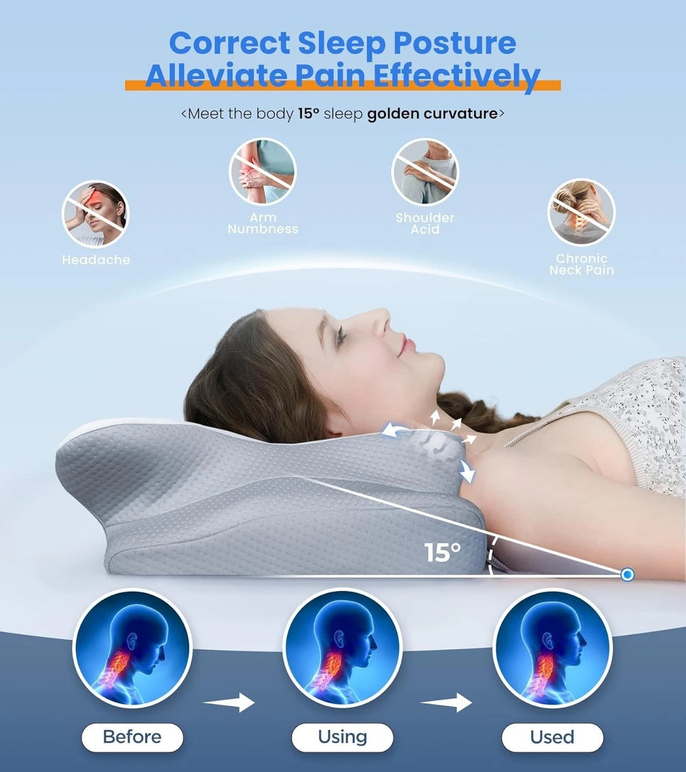 Cozyplayer Cooling Memory Foam Pillow