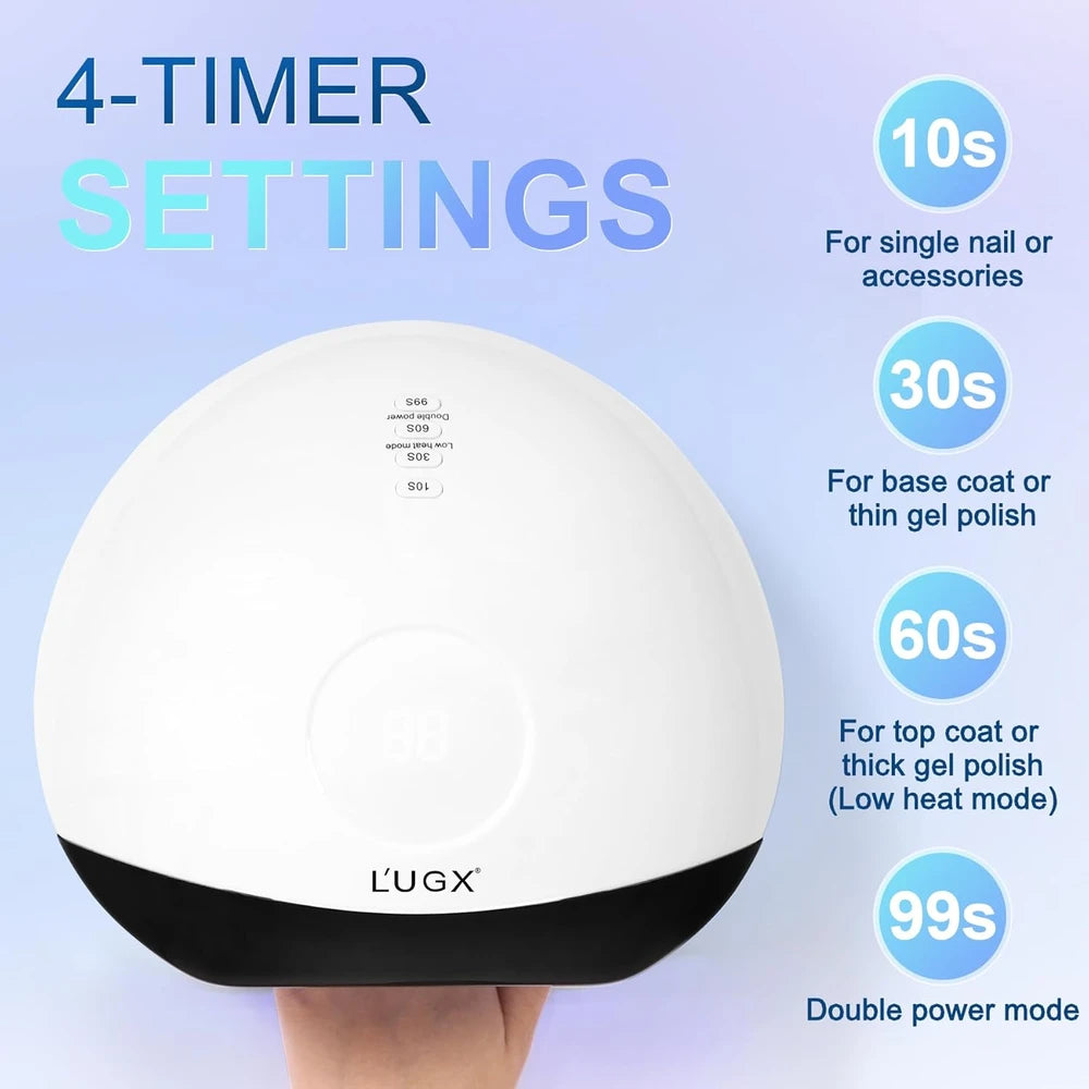 L'UGX 56W UV LED Nail Lamp