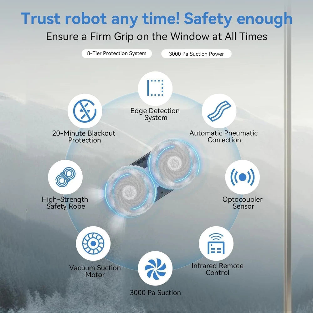 Window Cleaning Robot Dual Spray