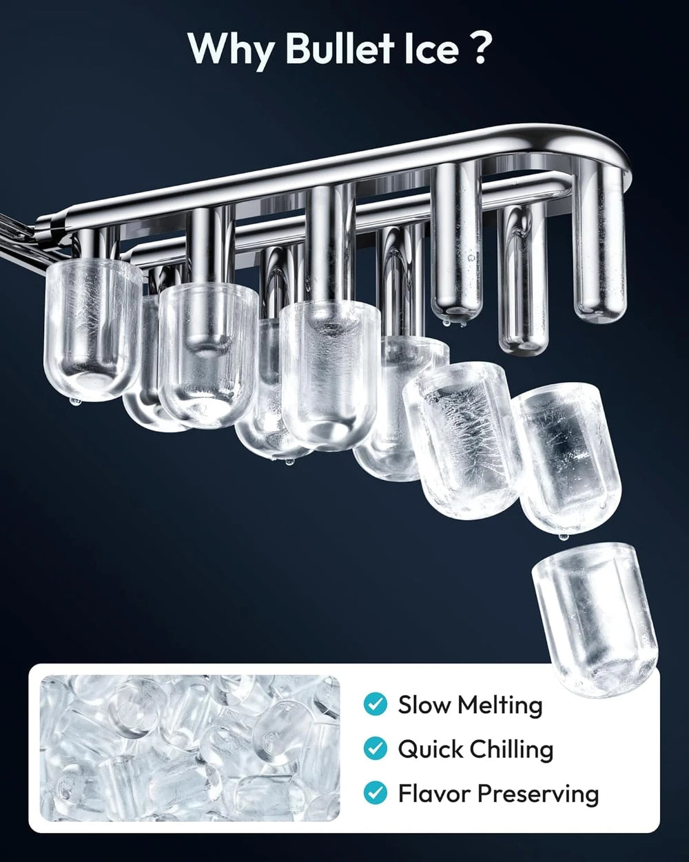 EUHOMY Portable Ice Maker