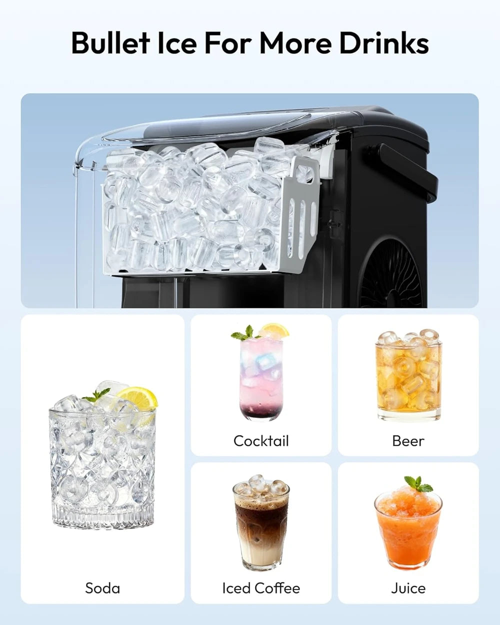 EUHOMY Portable Ice Maker