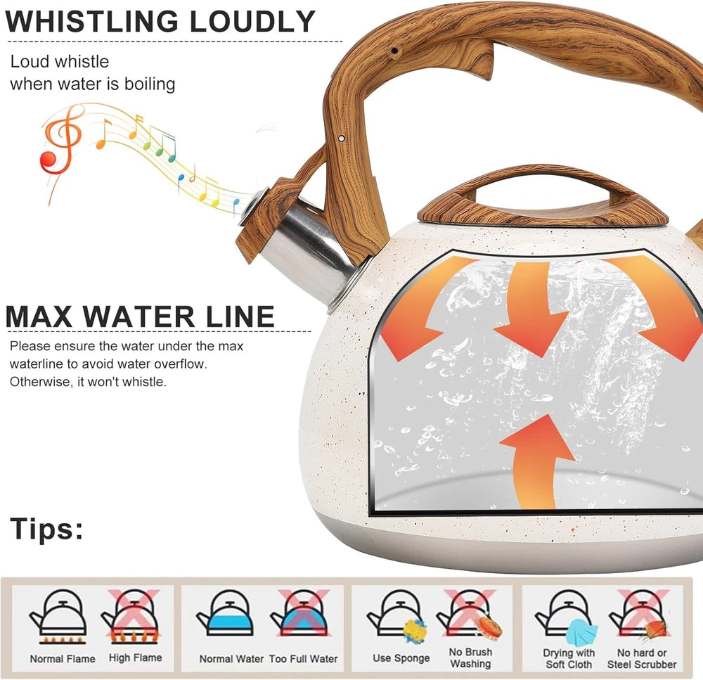 Vegoran Whistling Tea Kettle