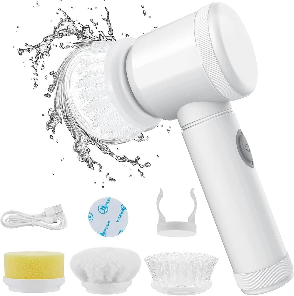 Spareque 5-in-1 Electric Cleaning Brush