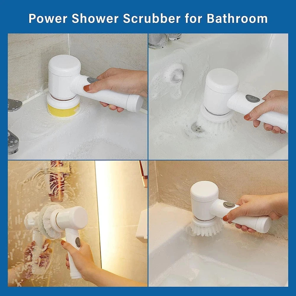 Spareque 5-in-1 Electric Cleaning Brush