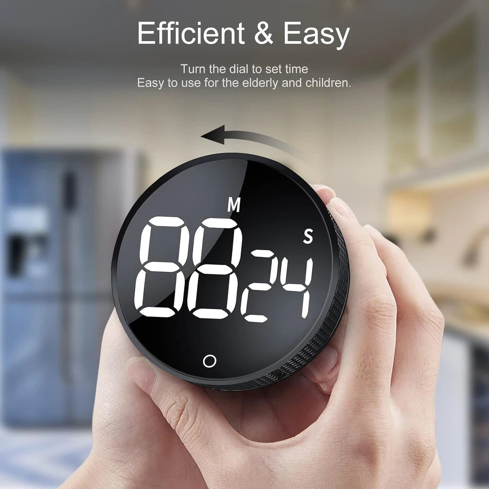 Visual Kitchen Timer Black