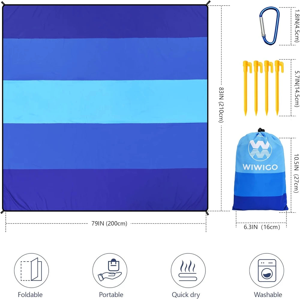 Wiwigo Nylon Beach Blanket