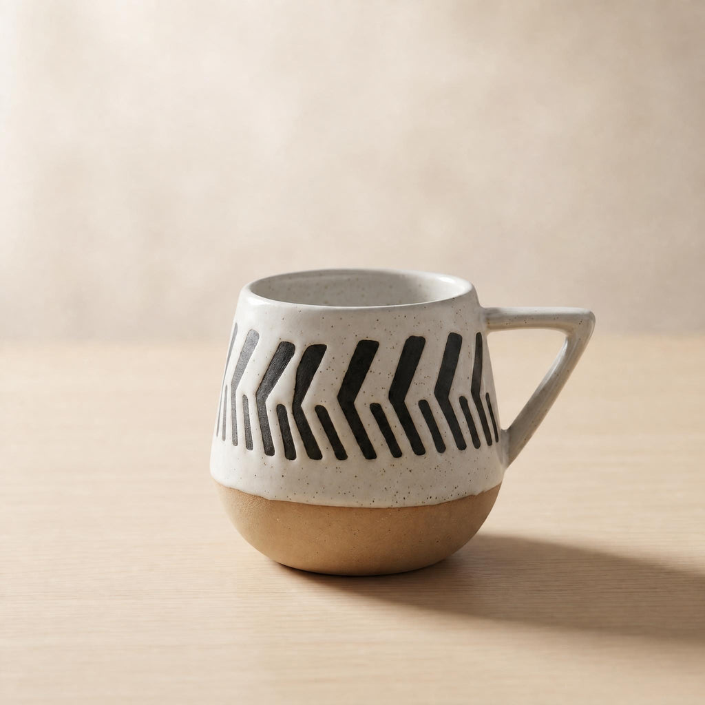 The Mug — Ceramic with Exposed Clay Base