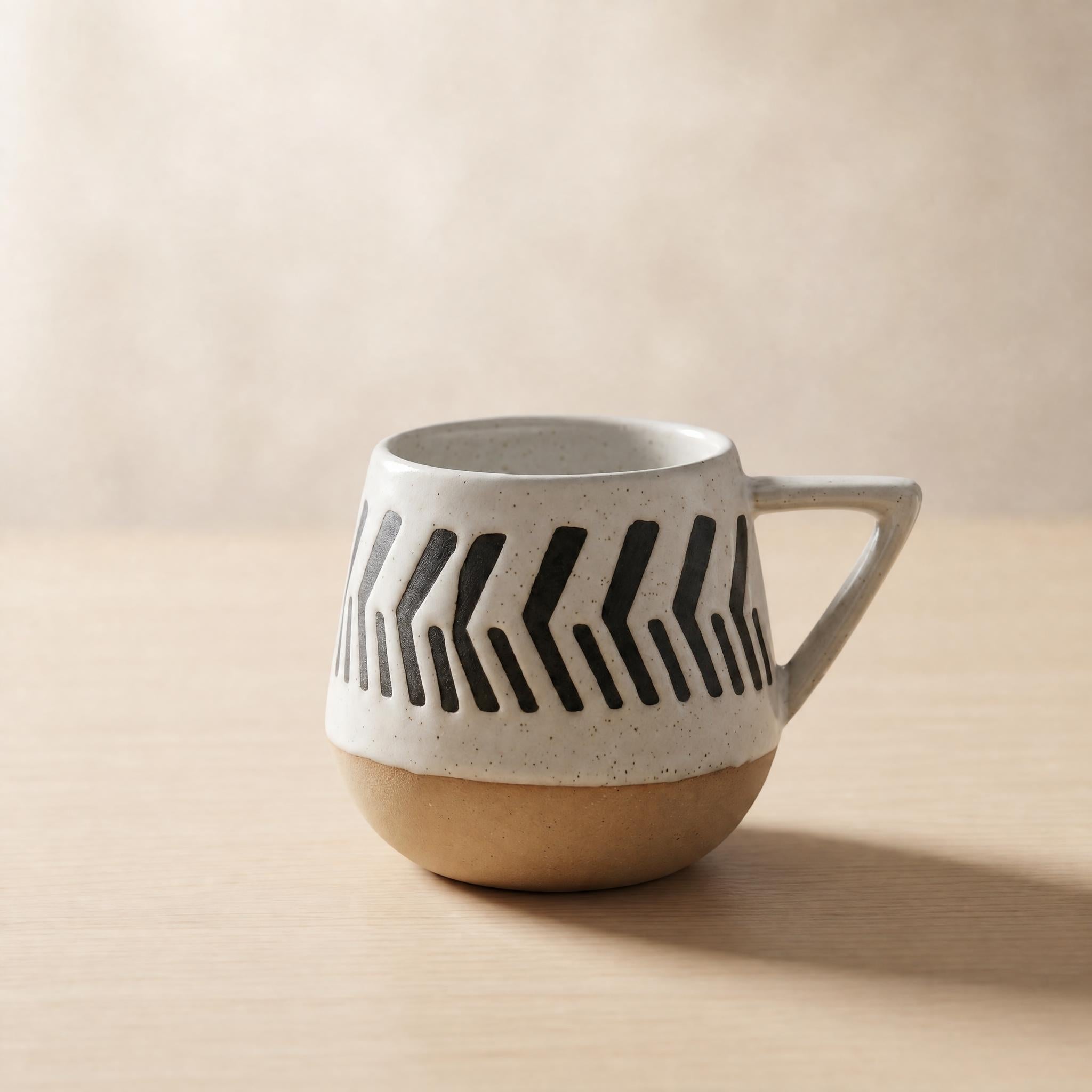 The Mug — Ceramic with Exposed Clay Base