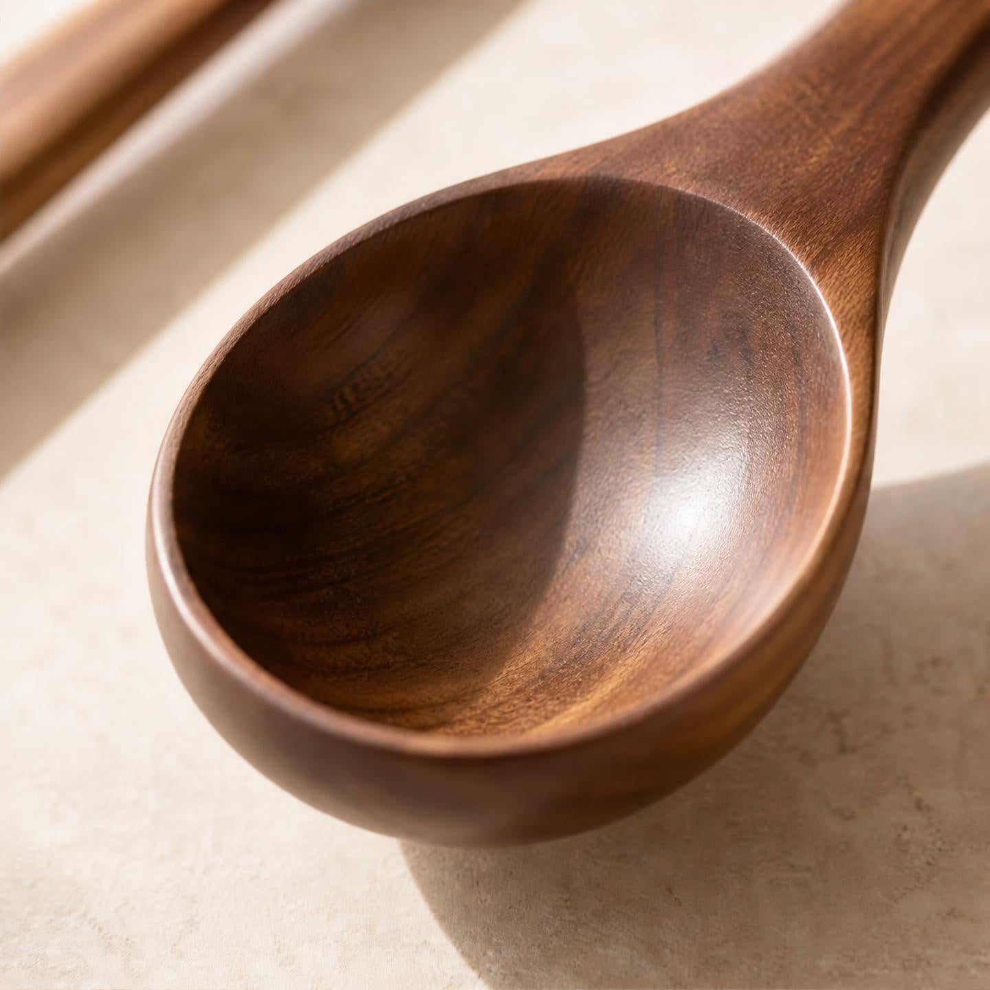 The Acacia Set — Wooden Kitchen Utensils