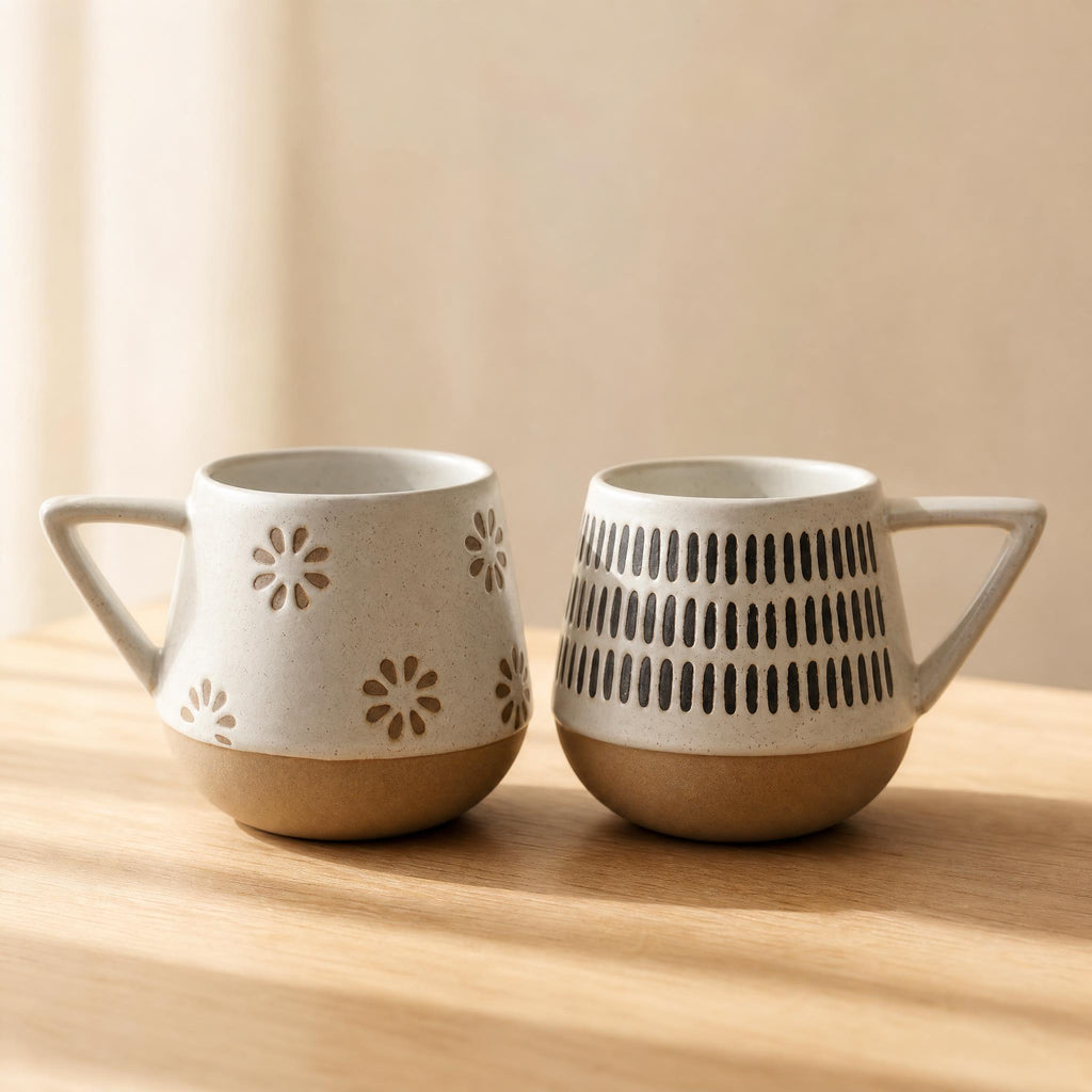 The Mug — Ceramic with Exposed Clay Base