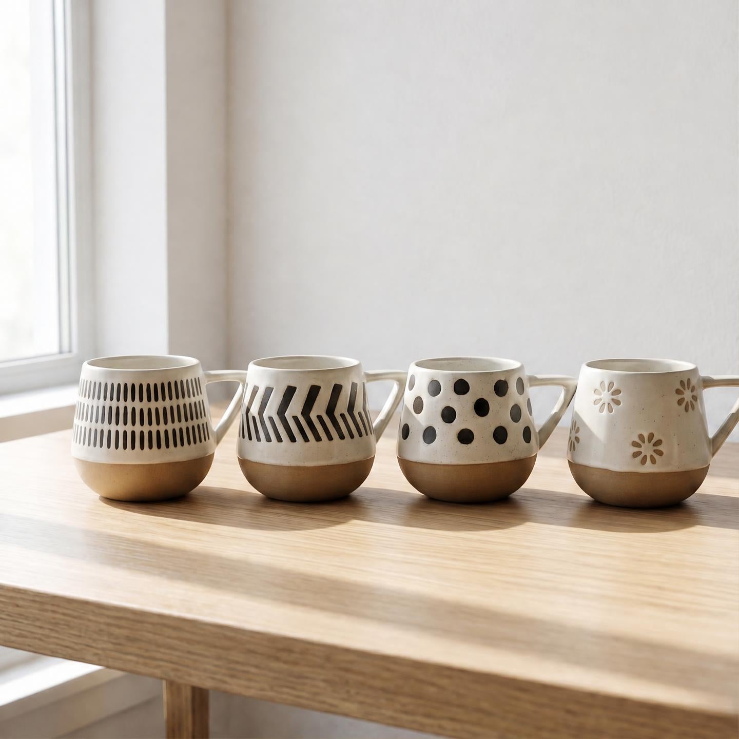 The Mug — Ceramic with Exposed Clay Base