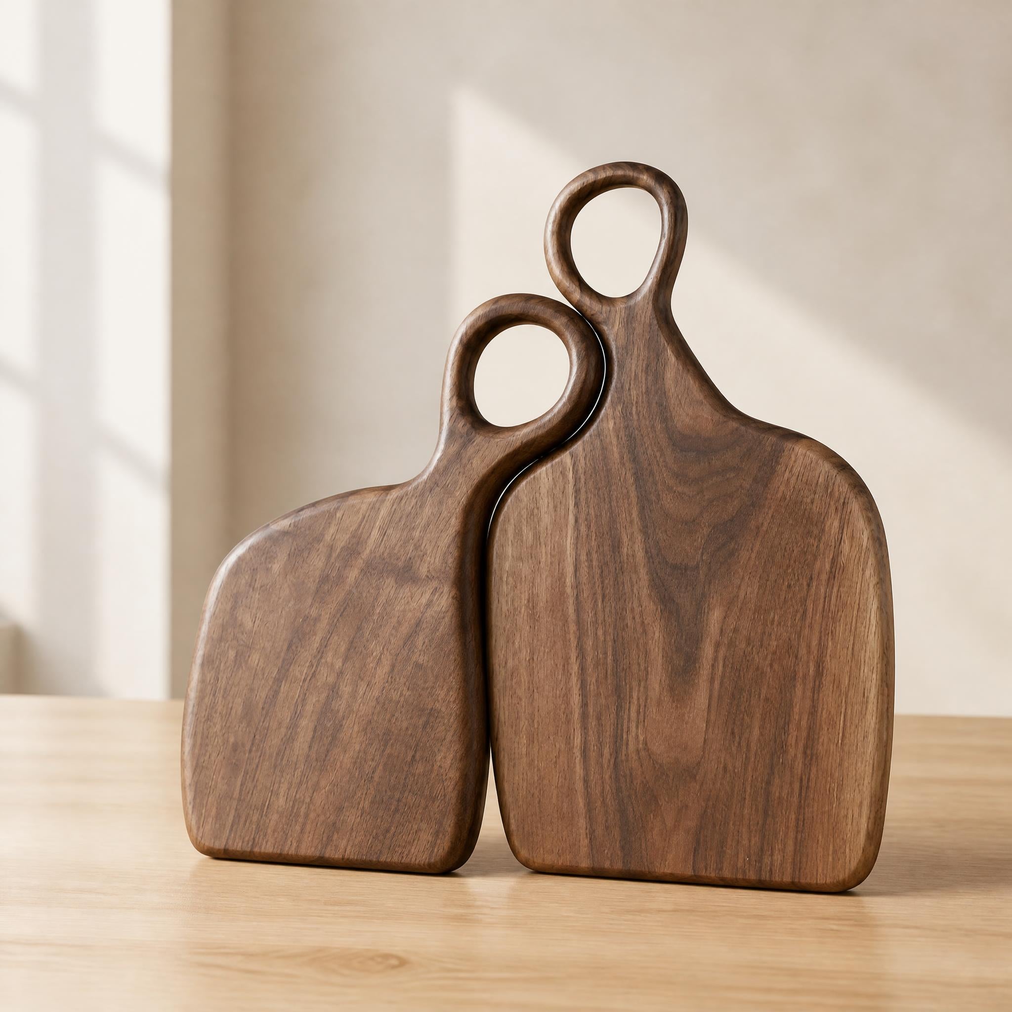 The Walnut Board — Black Walnut Prep & Serving Set