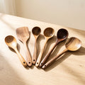 The Acacia Set — Wooden Kitchen Utensils