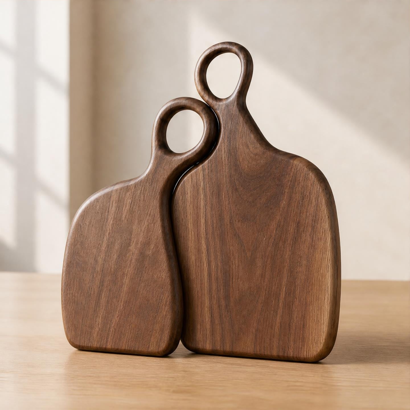 The Walnut Board — Black Walnut Prep & Serving Set