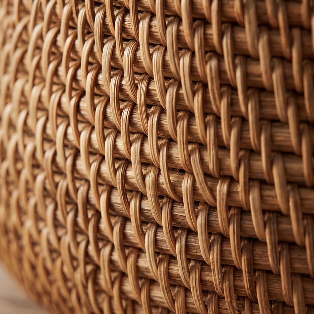 The Wicker Basket — Handwoven Natural Straw