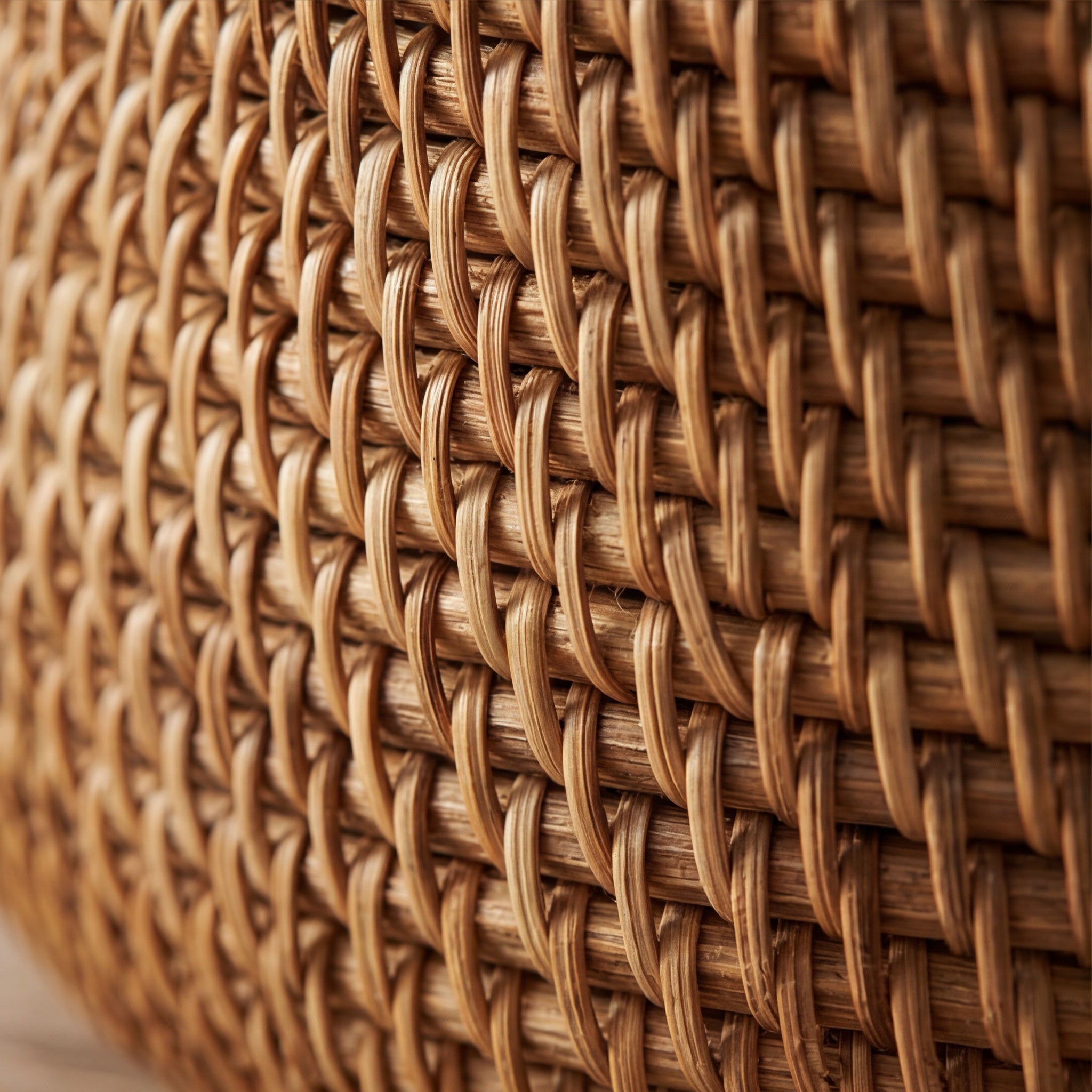 The Wicker Basket — Handwoven Natural Straw